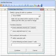 Excel Join Multiple Rows or Columns Into One Long screenshot